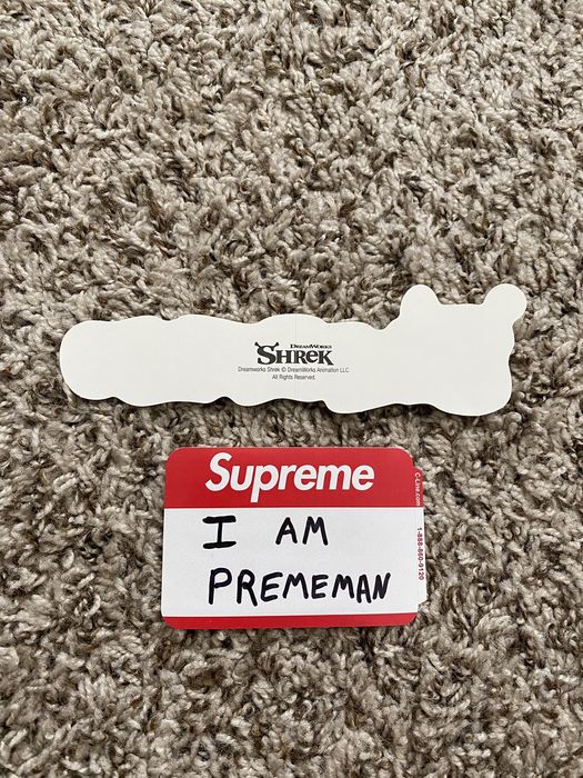 Supreme Shrek Sticker