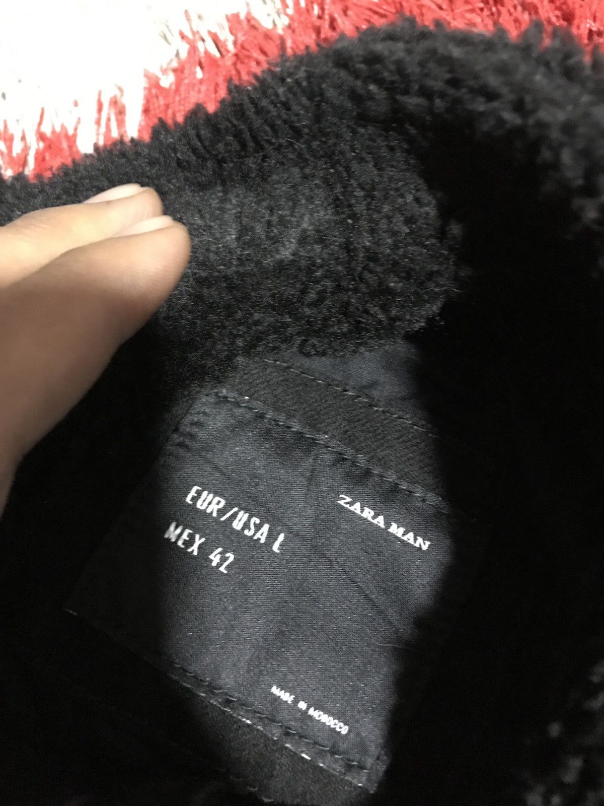 Zara ZARA TRUCKER JACKET STYLE SHERLING FLEECE Size US L / EU 52-54 / 3 - 6 Thumbnail