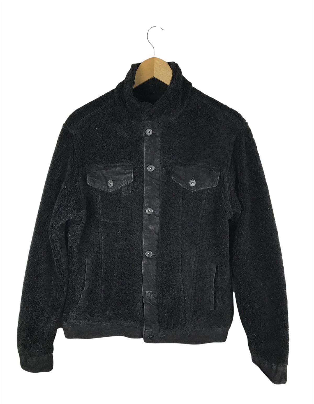 Zara ZARA TRUCKER JACKET STYLE SHERLING FLEECE Size US L / EU 52-54 / 3 - 1 Thumbnail