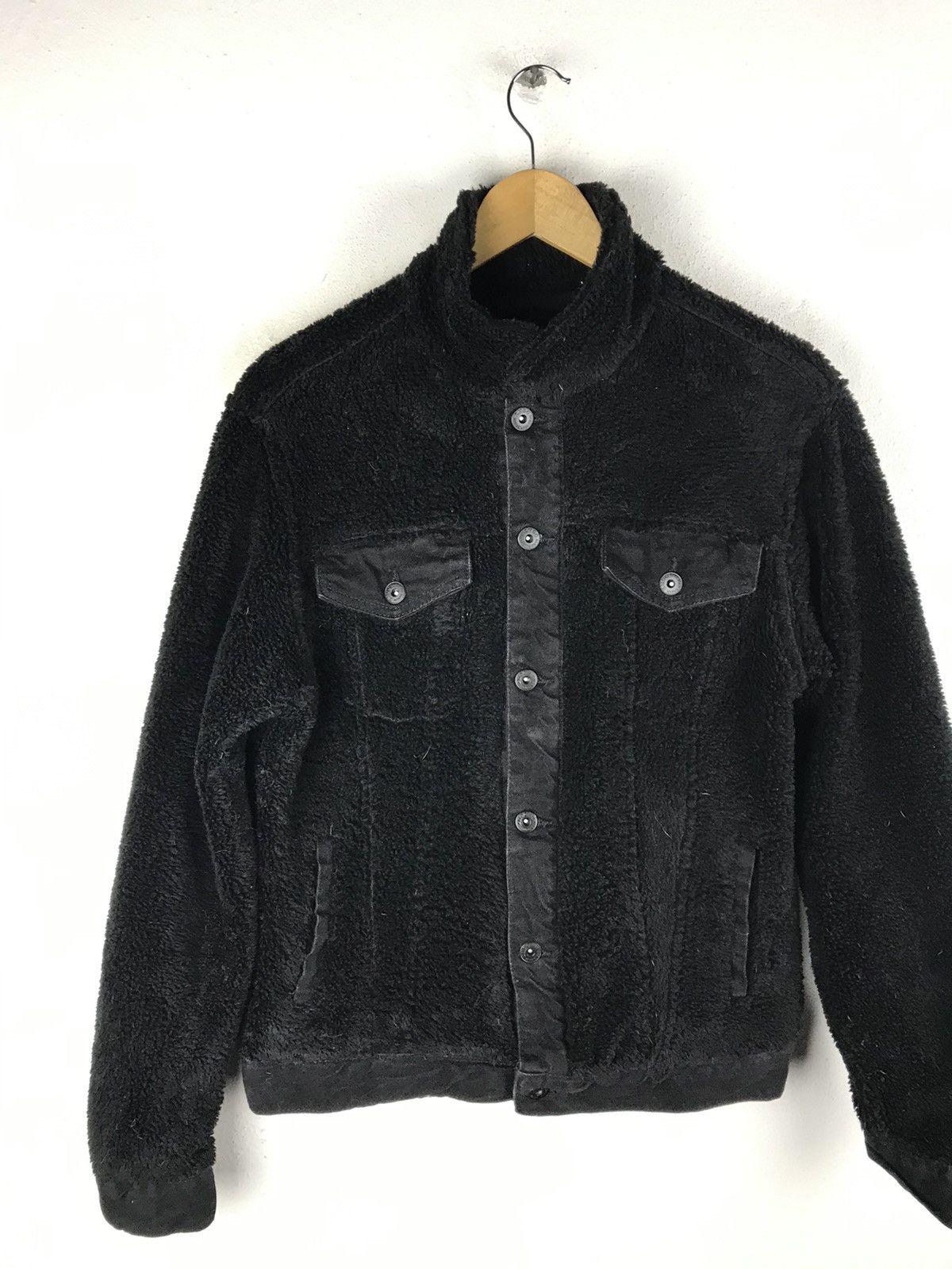 Zara ZARA TRUCKER JACKET STYLE SHERLING FLEECE Size US L / EU 52-54 / 3 - 4 Thumbnail