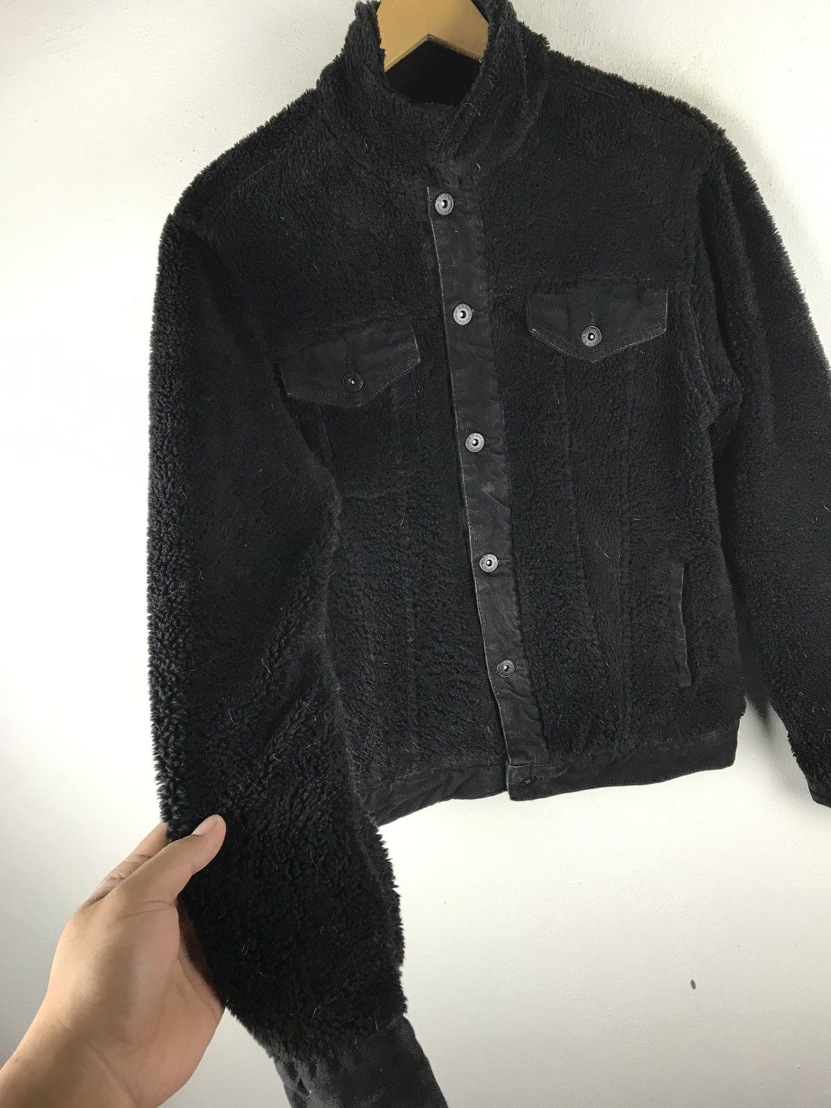 Zara ZARA TRUCKER JACKET STYLE SHERLING FLEECE Size US L / EU 52-54 / 3 - 5 Thumbnail