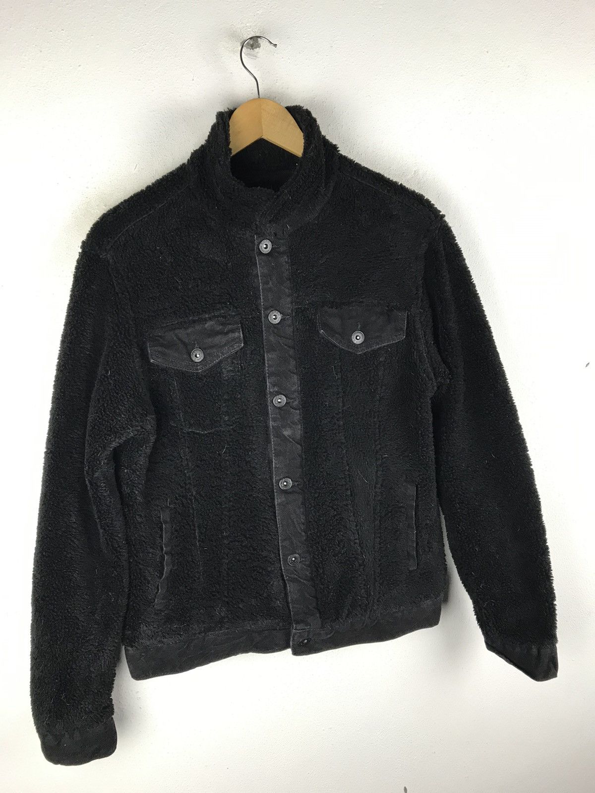 Zara ZARA TRUCKER JACKET STYLE SHERLING FLEECE Size US L / EU 52-54 / 3 - 3 Thumbnail