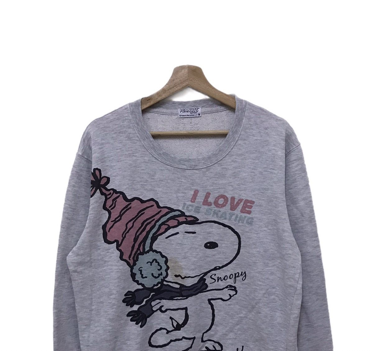Peanuts × Vintage Vintage Peanuts Snoopy Sweatshirt Crewneck Big Logo Size US M / EU 48-50 / 2 - 2 Thumbnail