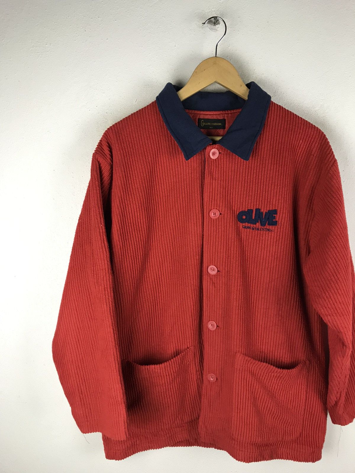 Other GIANNI VALENTINO X OLIVE POPEYE BUTTON UPS JACKET Size US L / EU 52-54 / 3 - 7 Thumbnail