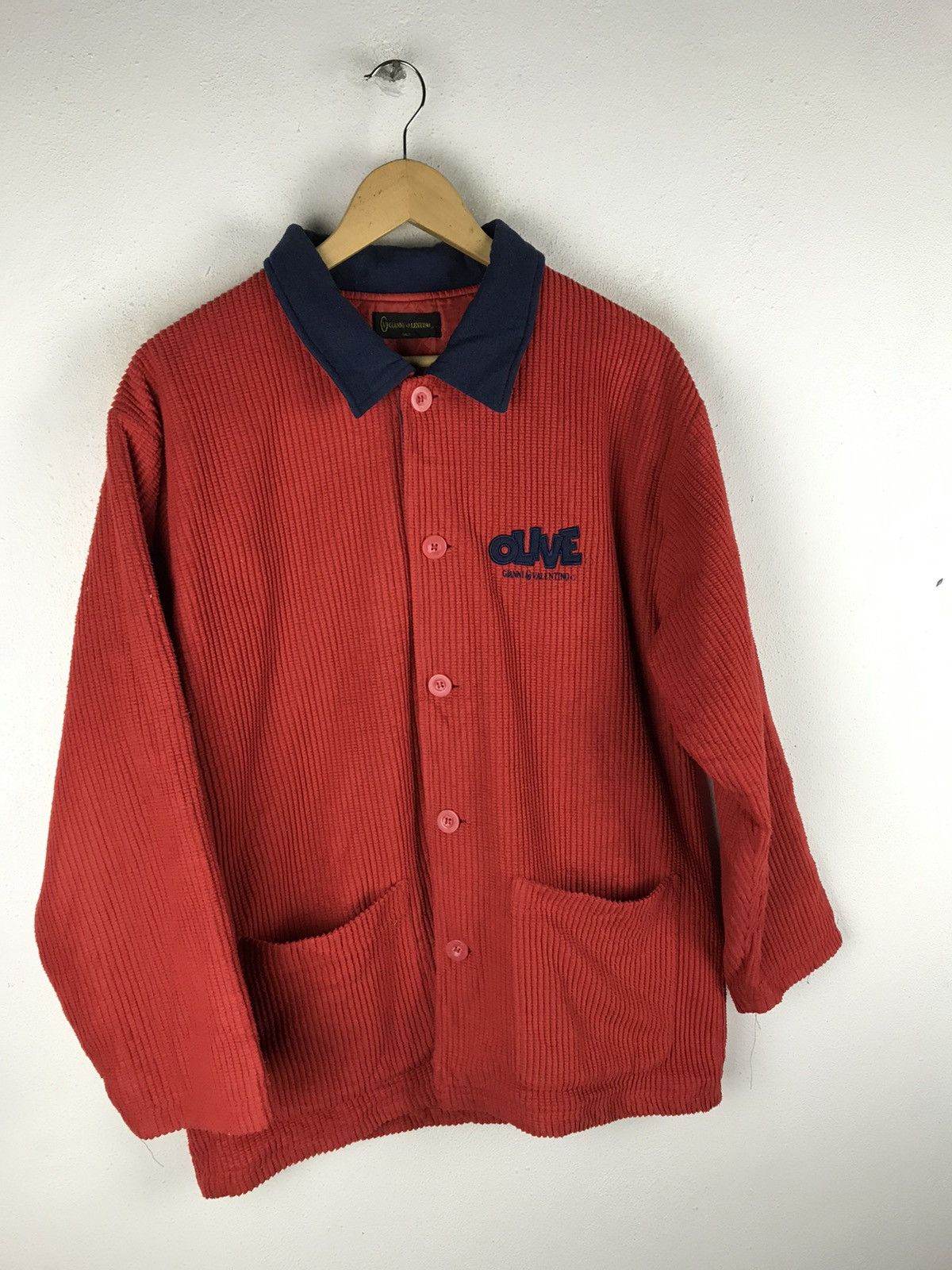 Other GIANNI VALENTINO X OLIVE POPEYE BUTTON UPS JACKET Size US L / EU 52-54 / 3 - 6 Thumbnail