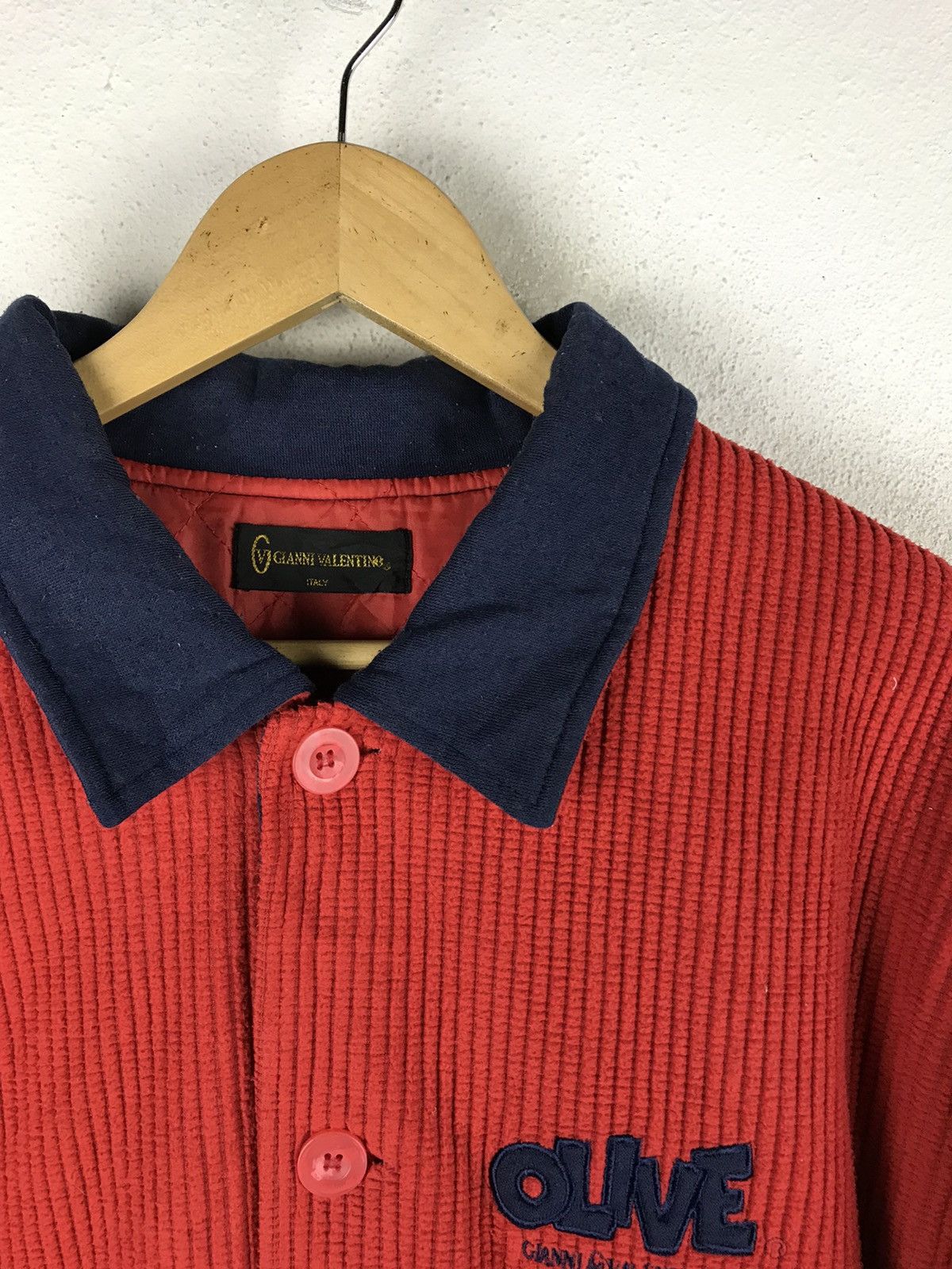 Other GIANNI VALENTINO X OLIVE POPEYE BUTTON UPS JACKET Size US L / EU 52-54 / 3 - 9 Thumbnail