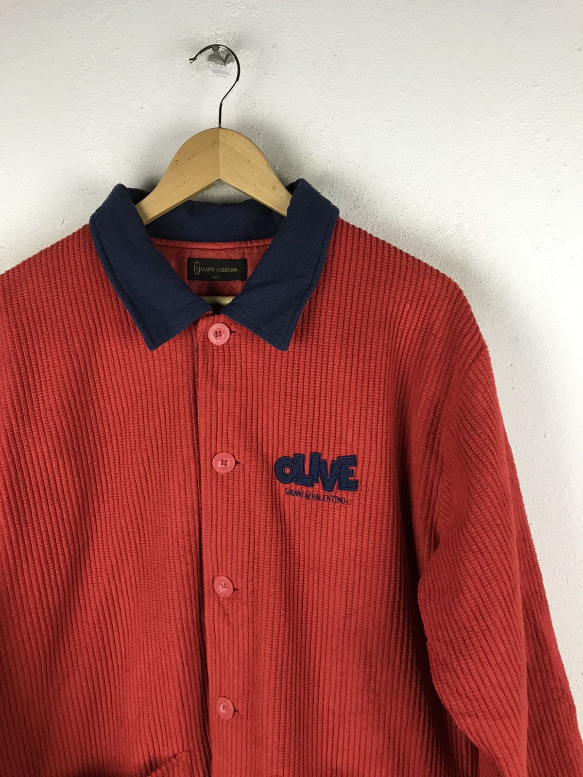 Other GIANNI VALENTINO X OLIVE POPEYE BUTTON UPS JACKET Size US L / EU 52-54 / 3 - 8 Thumbnail