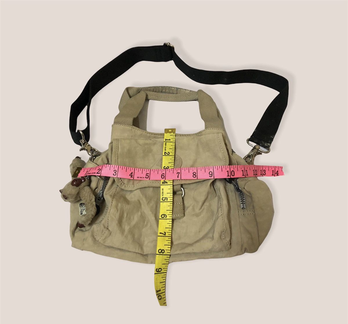 Designer × Vintage Multi Pocket Slingbag By Kipling Size ONE SIZE - 12 Thumbnail