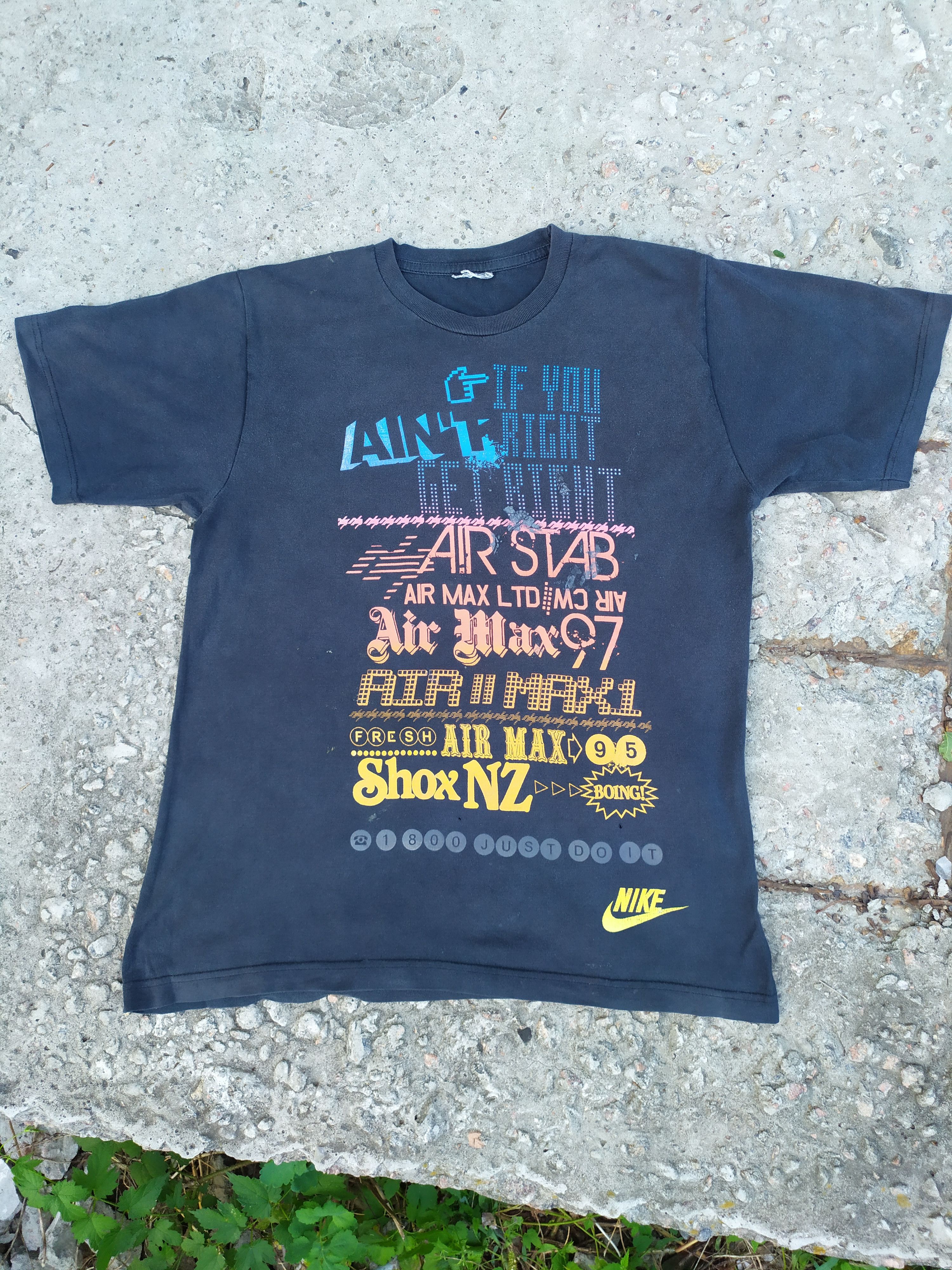 Nike × Vintage Nike AirMax vintage t-shirt Size US M / EU 48-50 / 2 - 1 Thumbnail