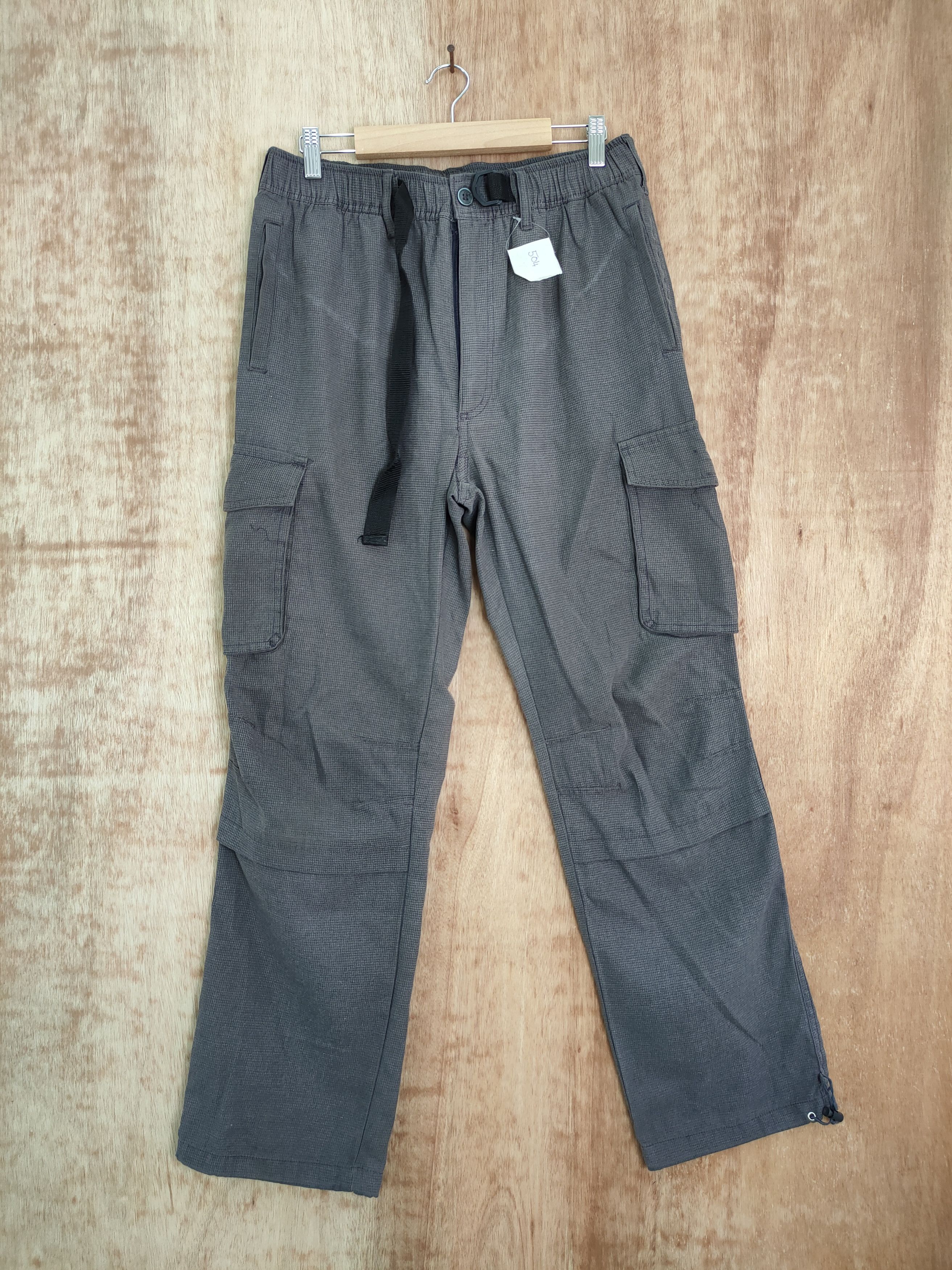 Japanese Brand Japan hiking cropped multi pocket track cargo pants #504 Size US 33 - 1 Thumbnail