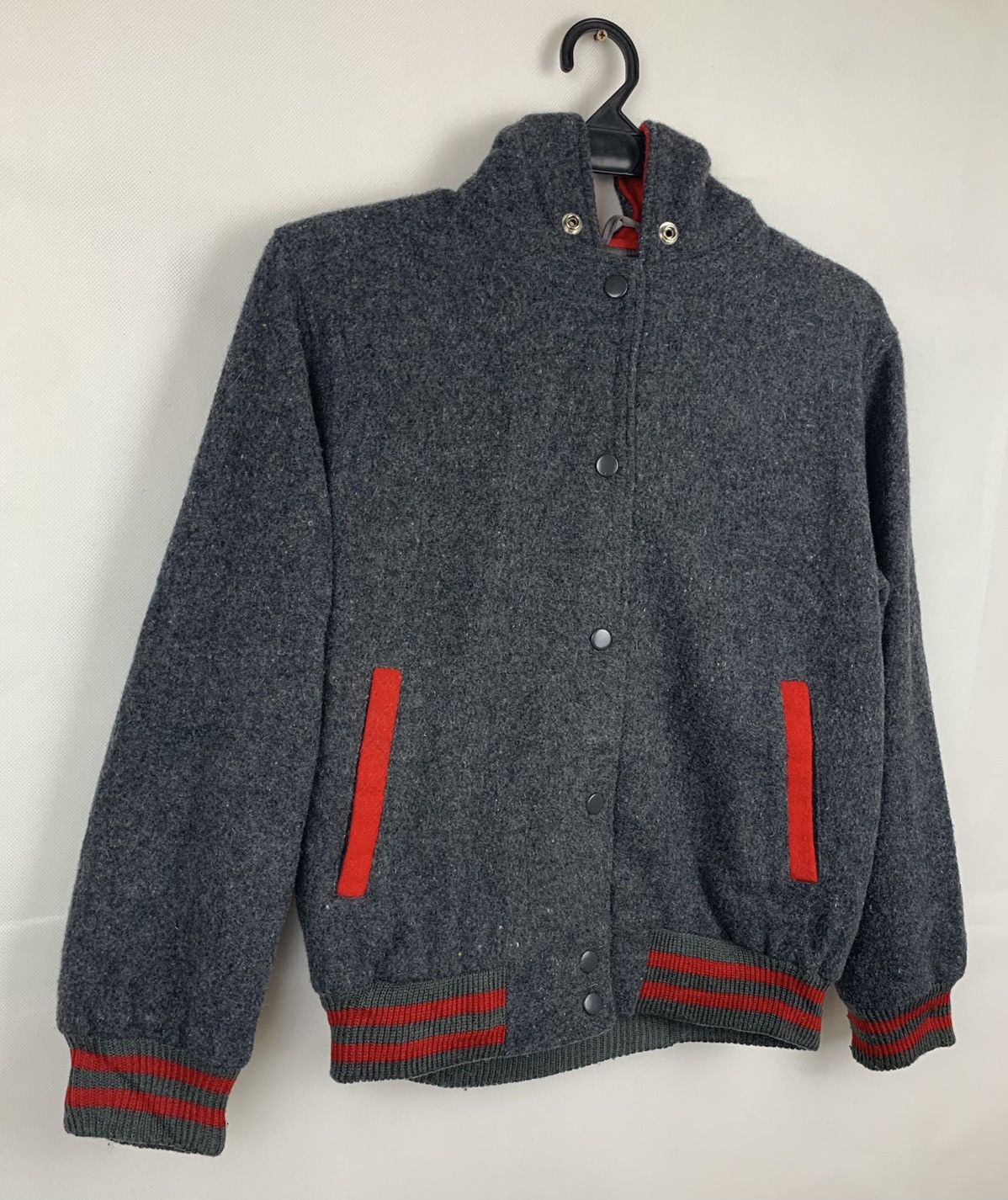 Japanese Brand Japanese Brand Passy Wool Hoodie Varsity Jacket Size US M / EU 48-50 / 2 - 3 Thumbnail