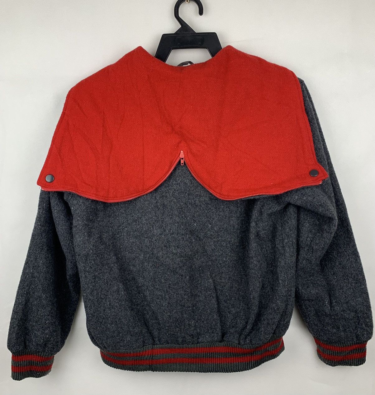 Japanese Brand Japanese Brand Passy Wool Hoodie Varsity Jacket Size US M / EU 48-50 / 2 - 9 Thumbnail