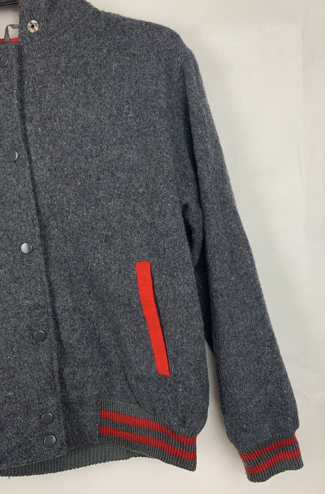 Japanese Brand Japanese Brand Passy Wool Hoodie Varsity Jacket Size US M / EU 48-50 / 2 - 8 Thumbnail