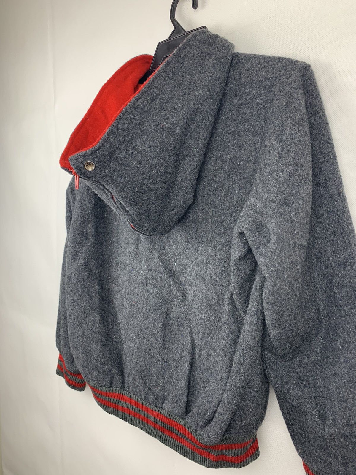 Japanese Brand Japanese Brand Passy Wool Hoodie Varsity Jacket Size US M / EU 48-50 / 2 - 6 Thumbnail