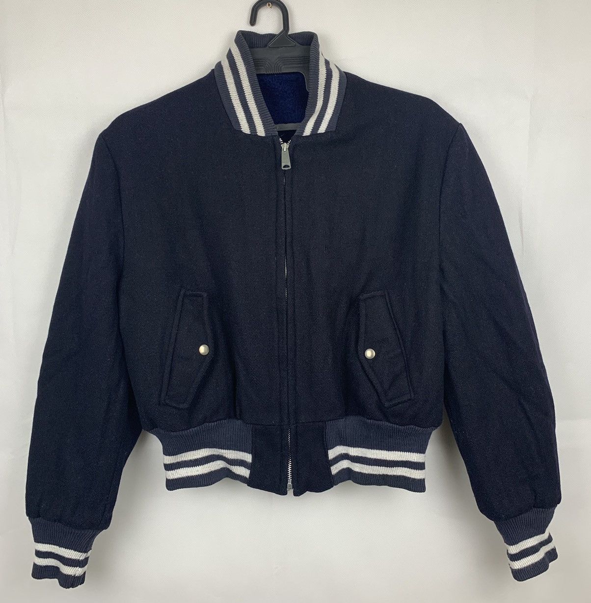 Japanese Brand Vintage Niagara Wool Varsity Jacket Size US L / EU 52-54 / 3 - 2 Thumbnail