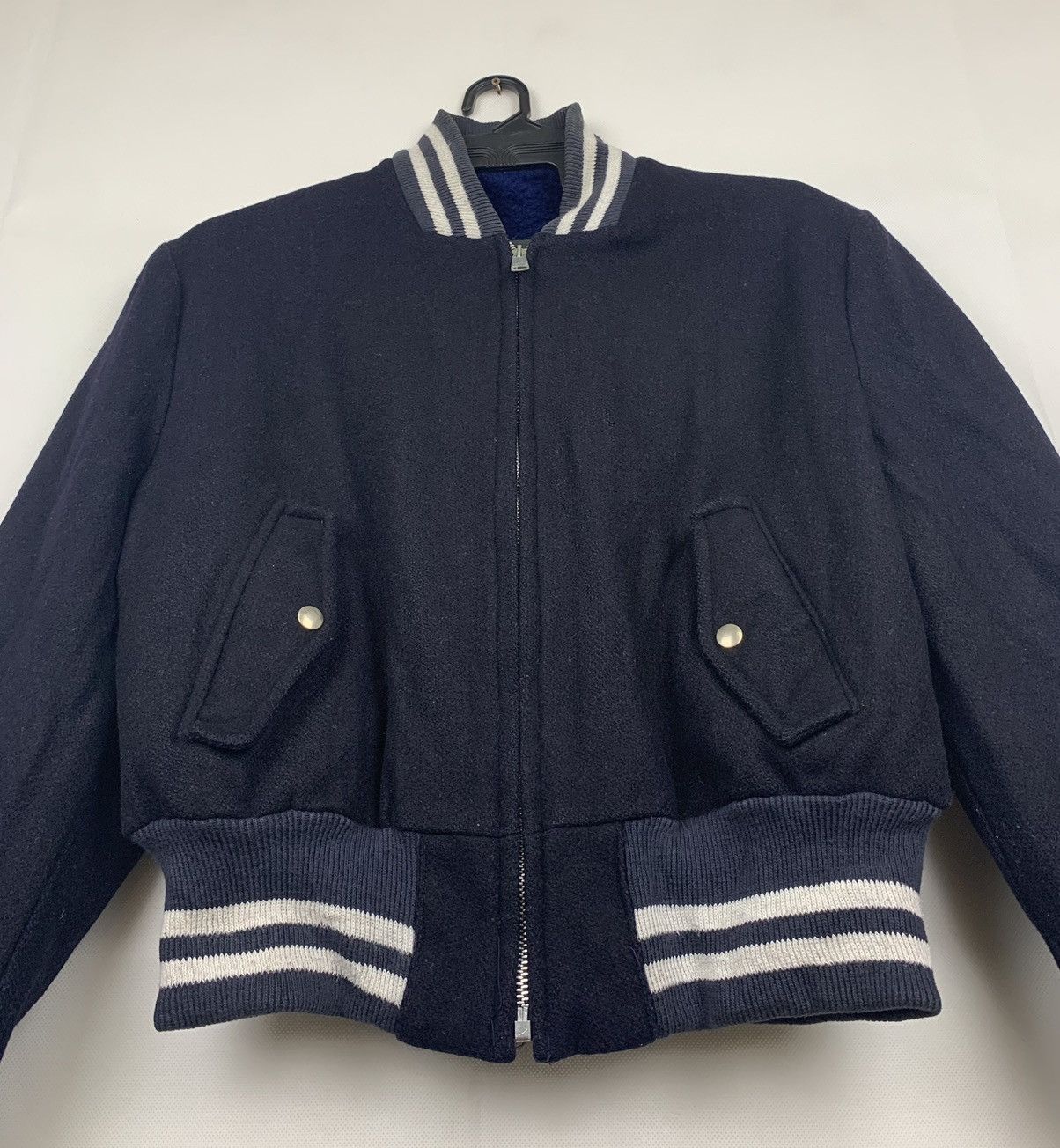 Japanese Brand Vintage Niagara Wool Varsity Jacket Size US L / EU 52-54 / 3 - 8 Thumbnail
