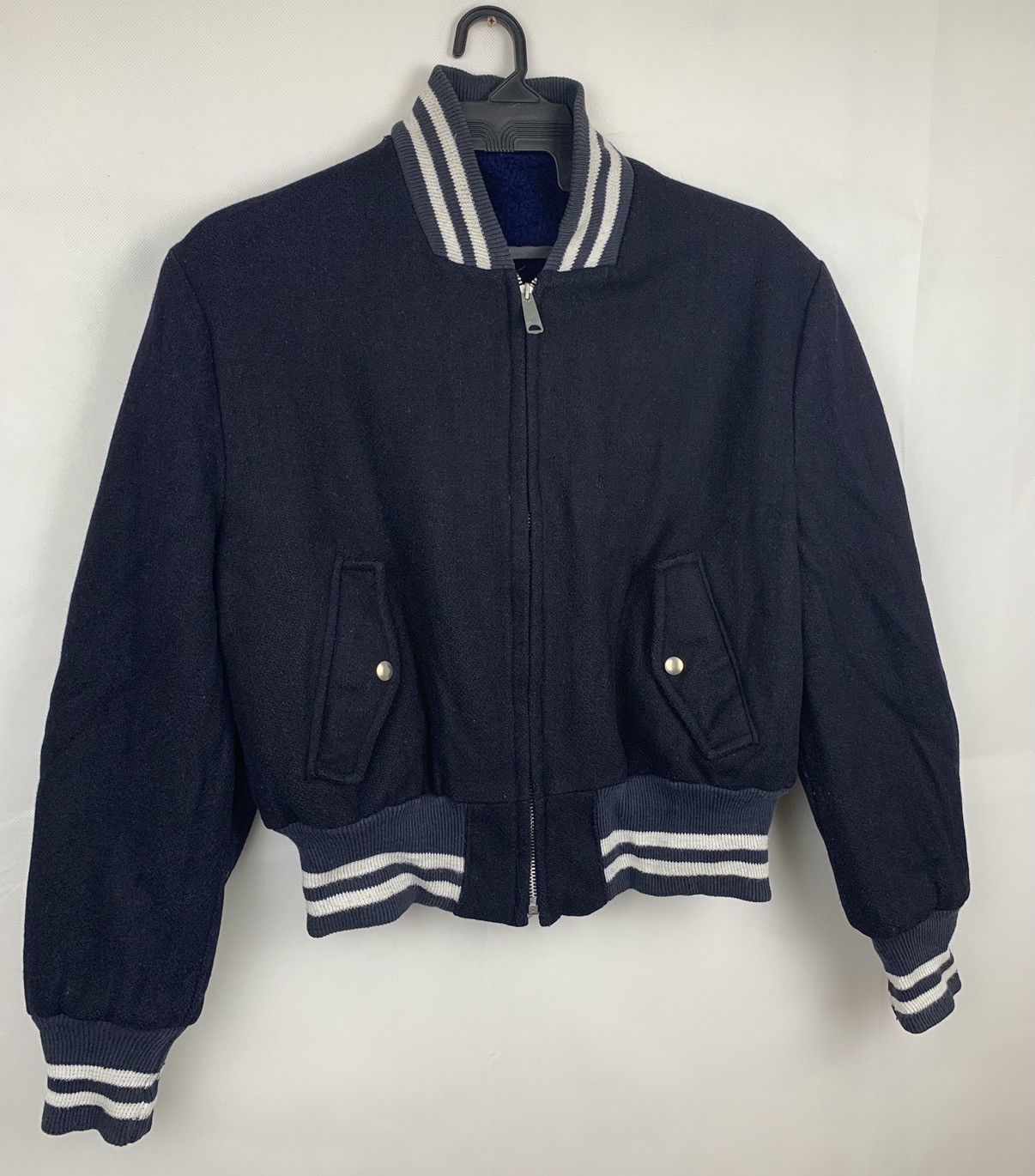 Japanese Brand Vintage Niagara Wool Varsity Jacket Size US L / EU 52-54 / 3 - 3 Thumbnail