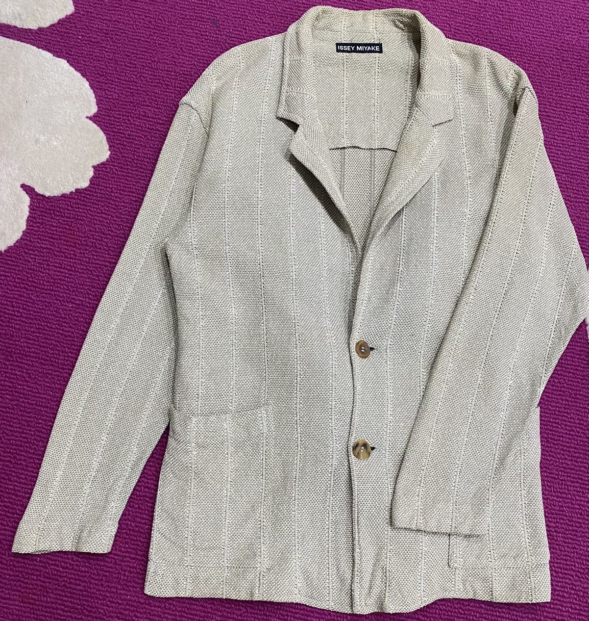 Designer × Issey Miyake × Pleats Please Issey Miyake 🇯🇵 ISSEY MIYAKE KNIT JACKET CARDIGAN COAT Size US M / EU 48-50 / 2 - 2 Thumbnail