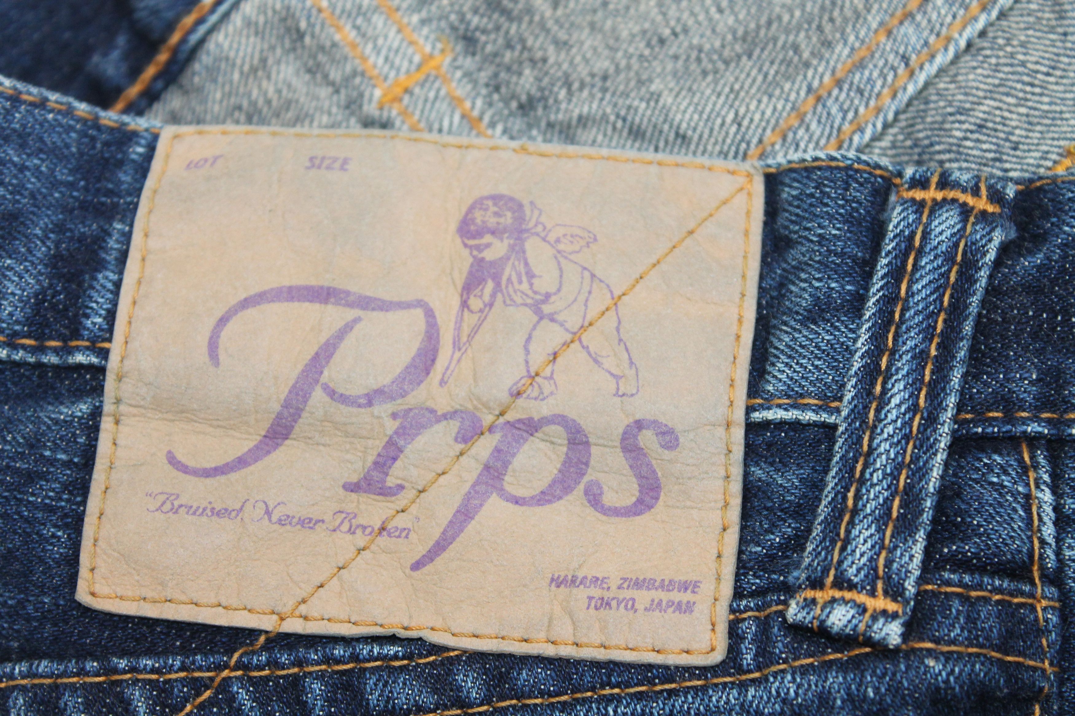 Japanese Brand Prps Made In Japan Distressed Denim Jeans Size US 38 / EU 54 - 4 Thumbnail