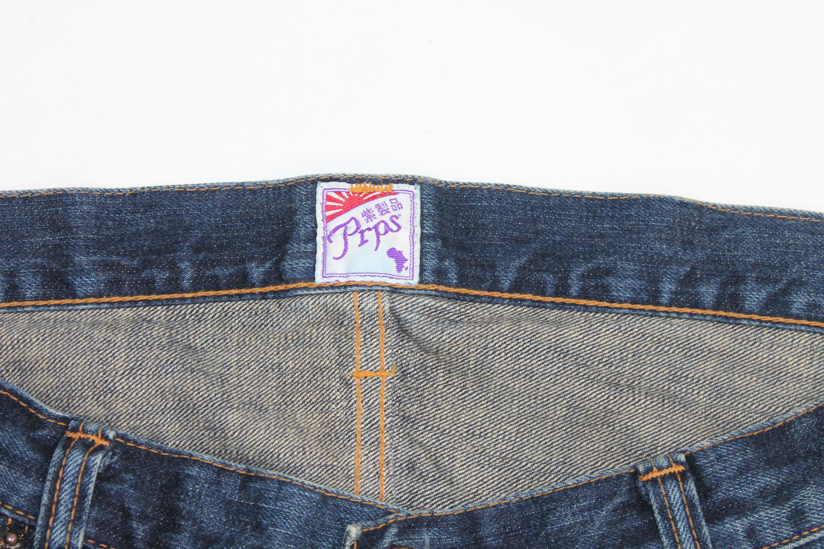 Japanese Brand Prps Made In Japan Distressed Denim Jeans Size US 38 / EU 54 - 2 Thumbnail