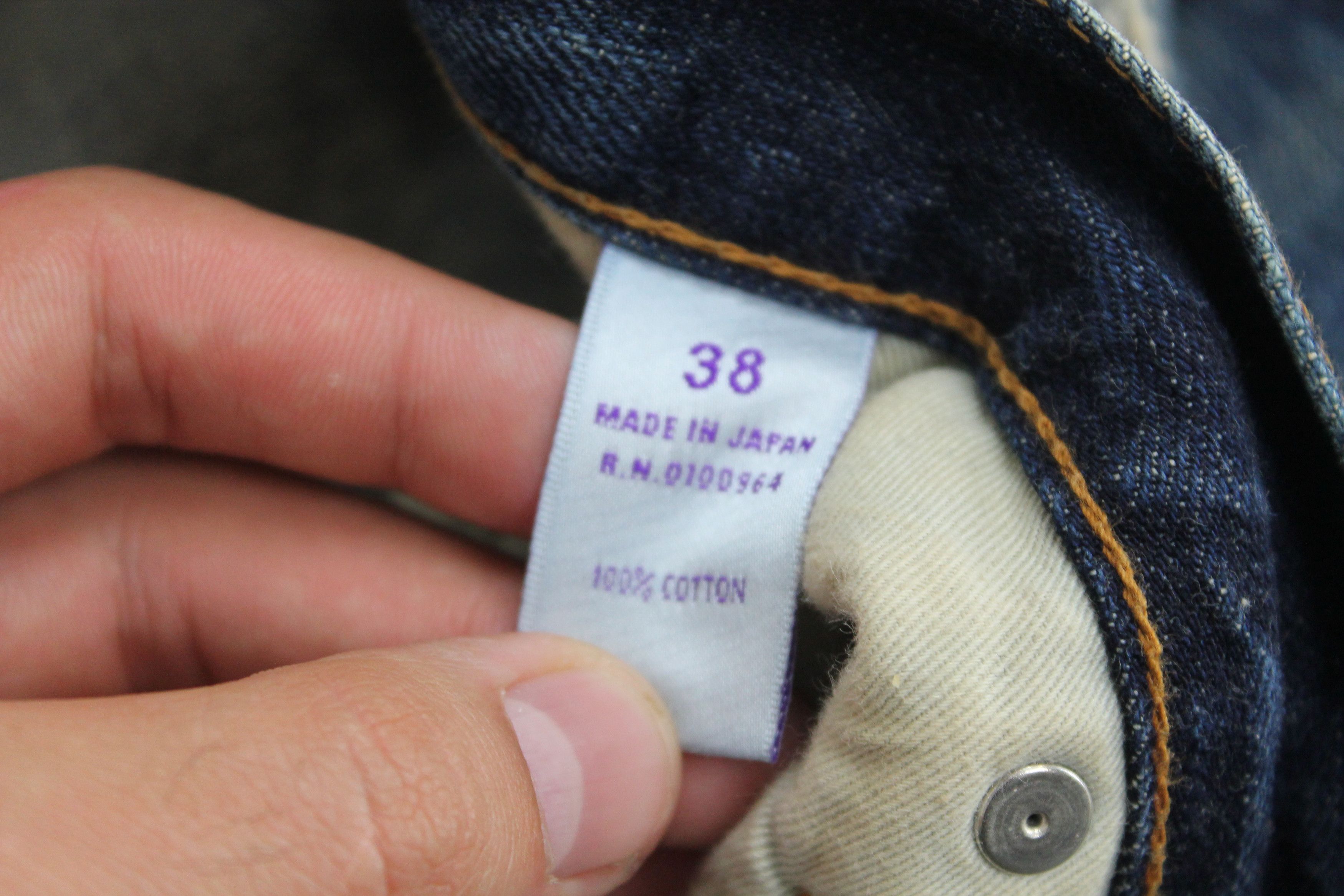 Japanese Brand Prps Made In Japan Distressed Denim Jeans Size US 38 / EU 54 - 3 Thumbnail