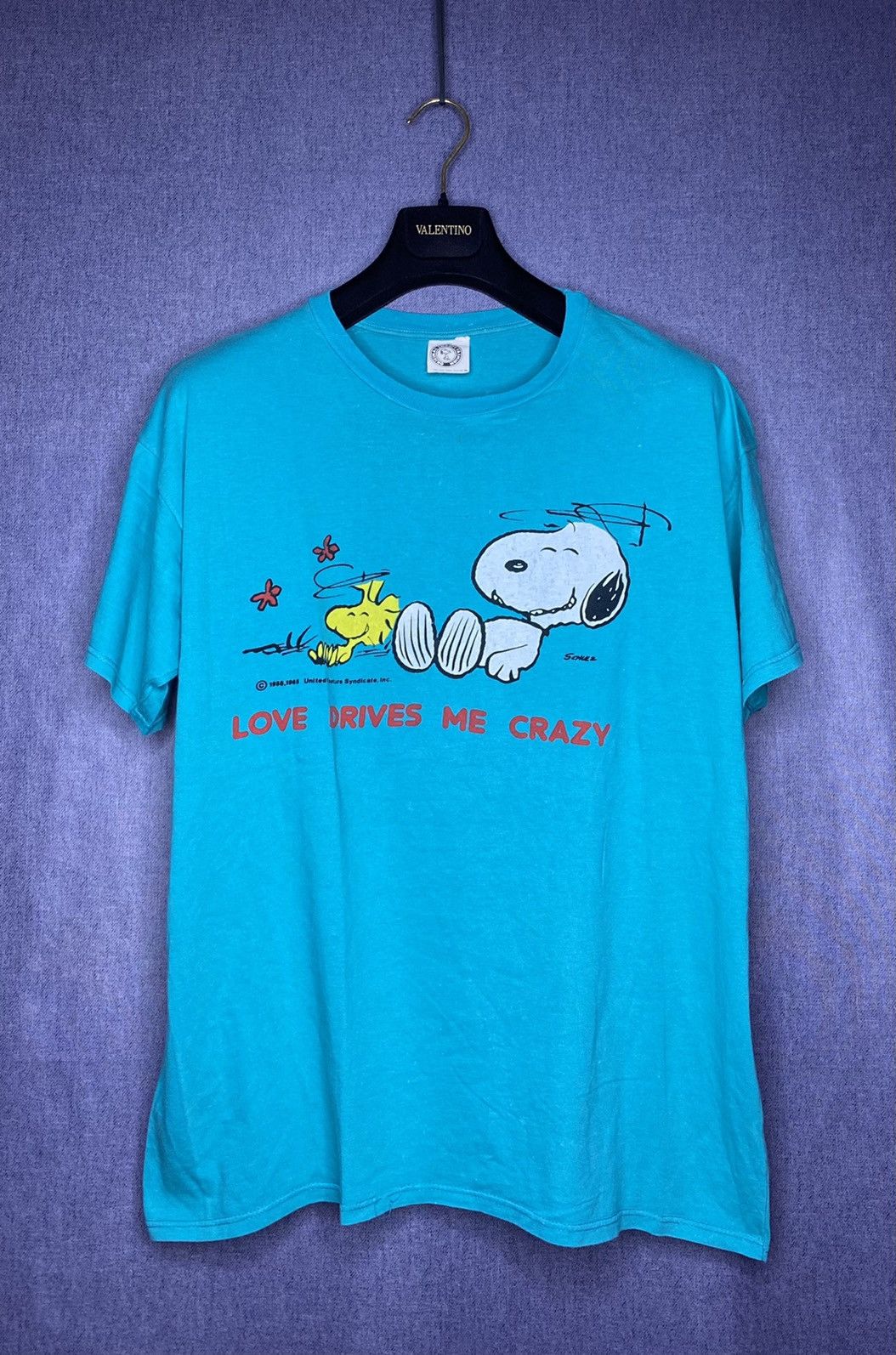 Vintage online Snoopy Valentine Madness 1958, 1965 Schulz Shirt