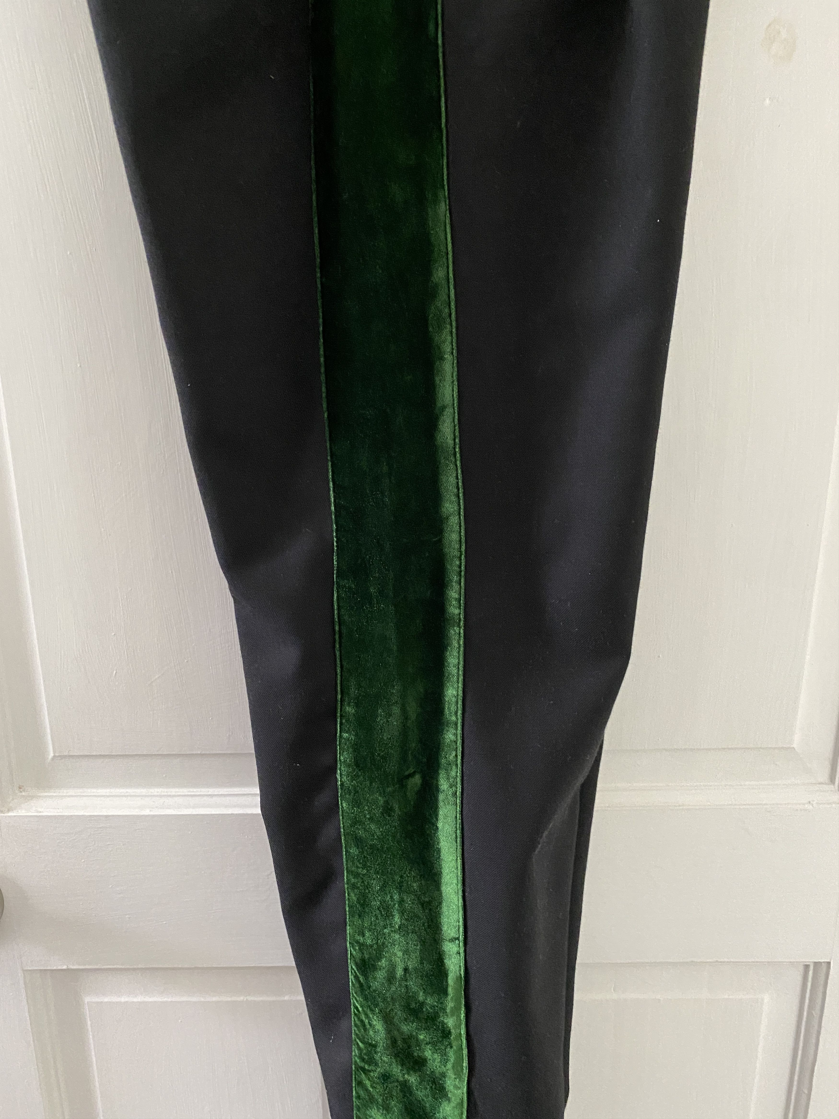 Pyer Moss Pyer Moss Suit Pants with Green Velvet Detail Size US 30 / EU 46 - 3 Thumbnail
