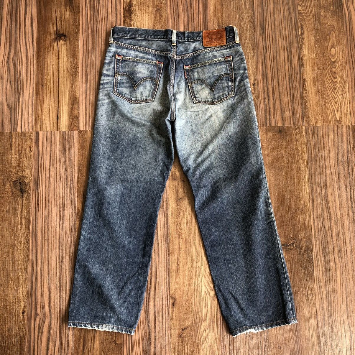 Vintage Levis 702 Distressed Denim Jeans