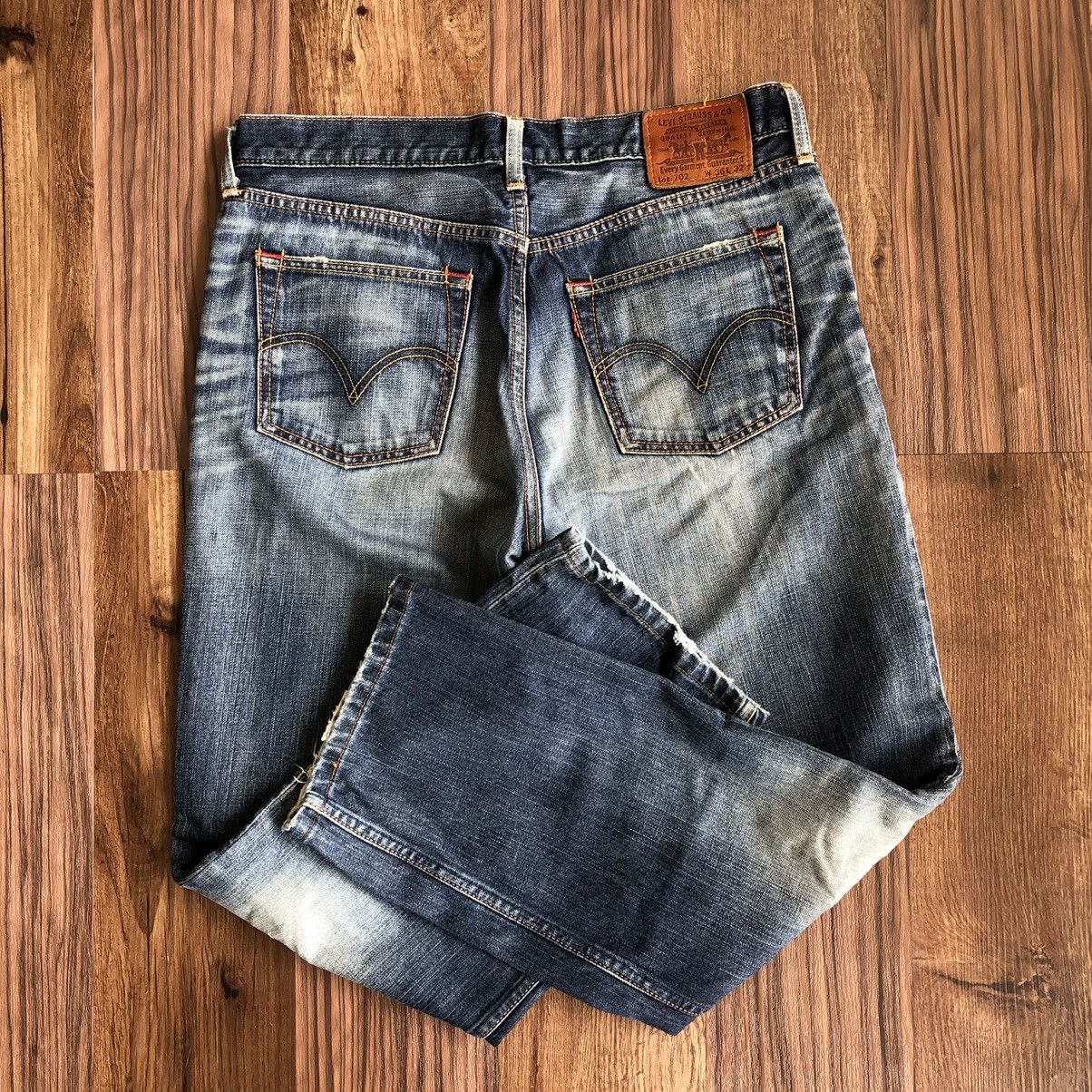 Vintage Levis 702 Distressed Denim Jeans