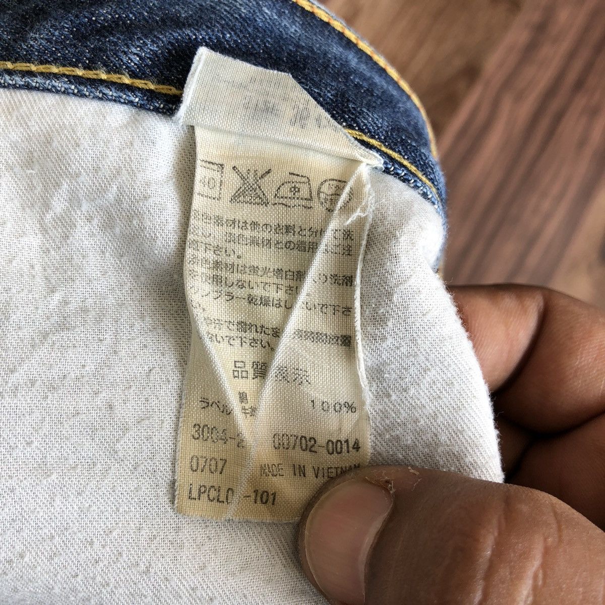 Vintage Levis 702 Distressed Denim Jeans
