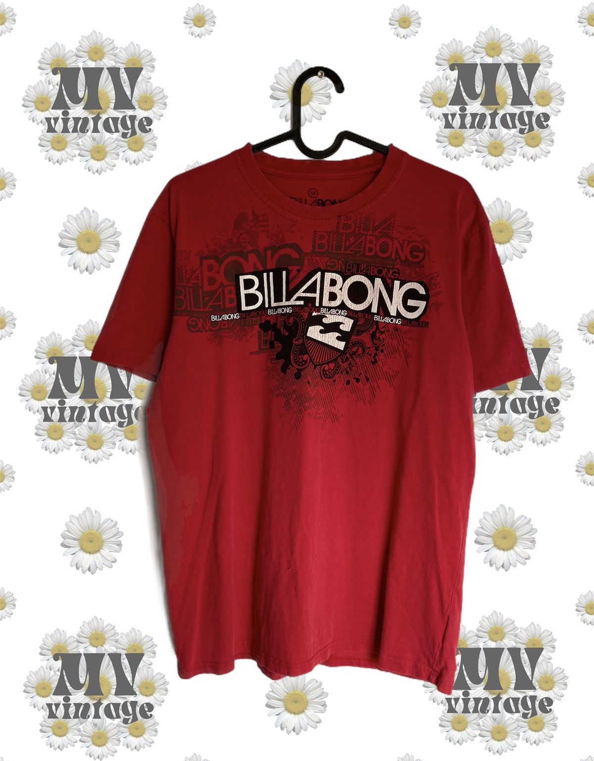 Billabong × Vintage Billabong 00s T Shirt Streetwear Size US M / EU 48-50 / 2 - 1 Thumbnail