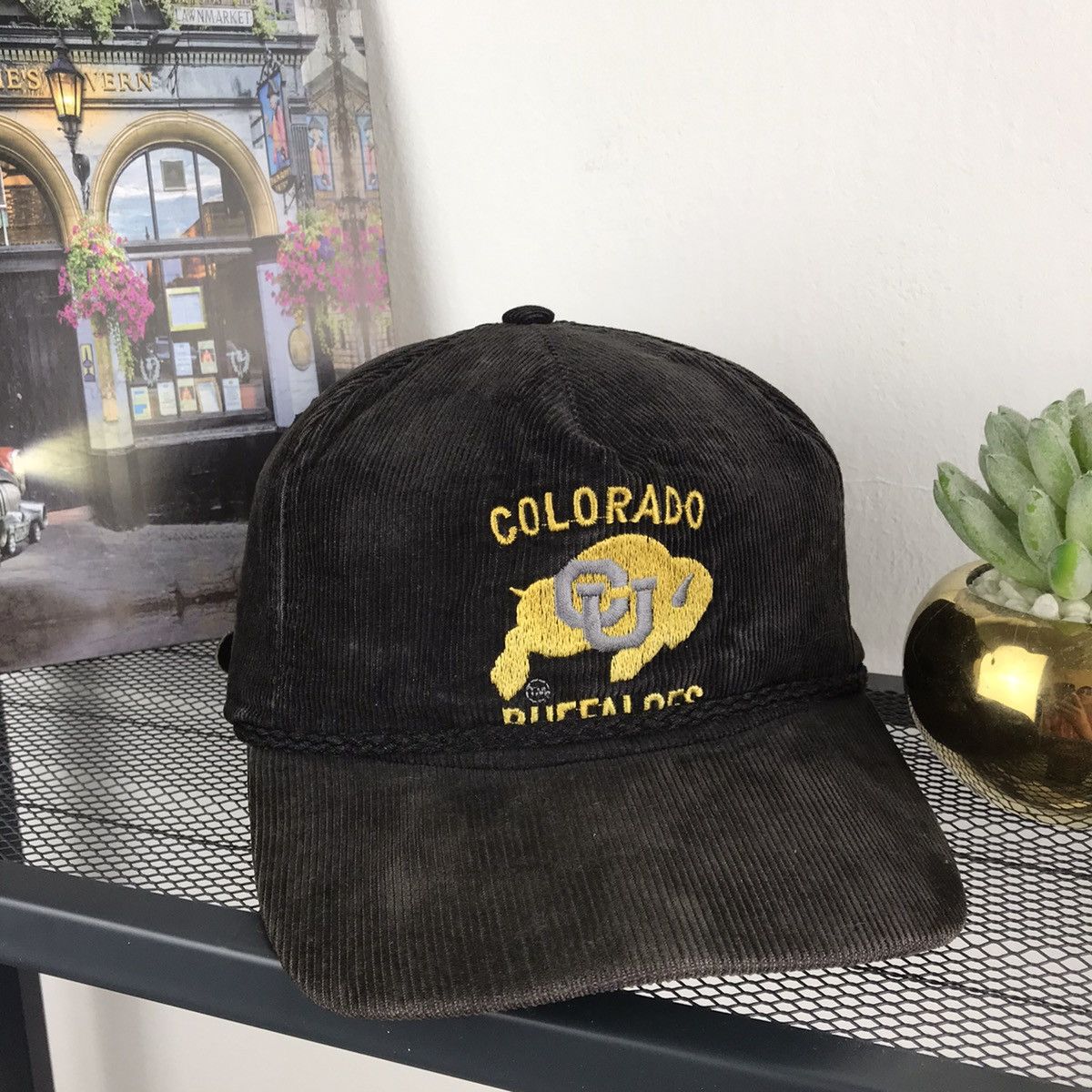 Vintage Corduroy Colorado Buffaloes Strap Back Hat – Twisted Thrift