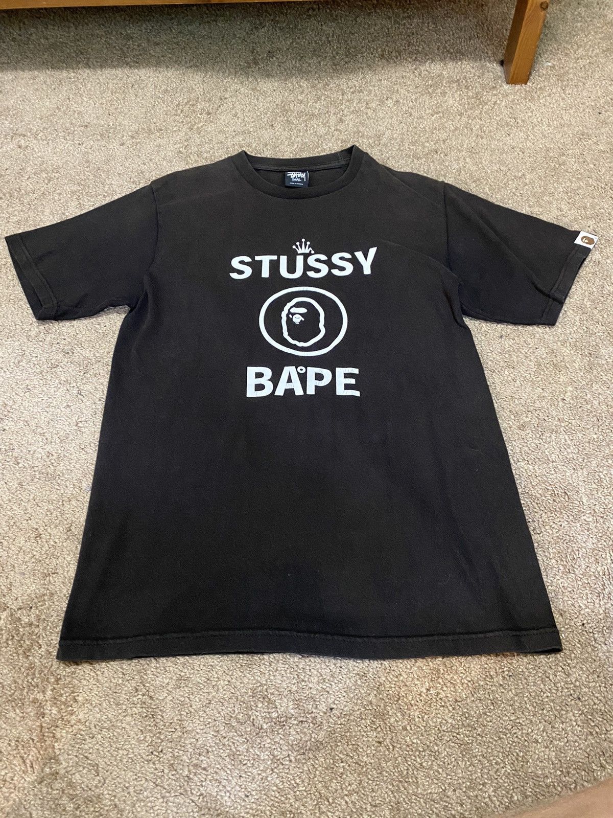 Bape Stussy X Bape First Collab T Shirt Men sz S Vintage 2010 Size US S / EU 44-46 / 1 - 1 Preview