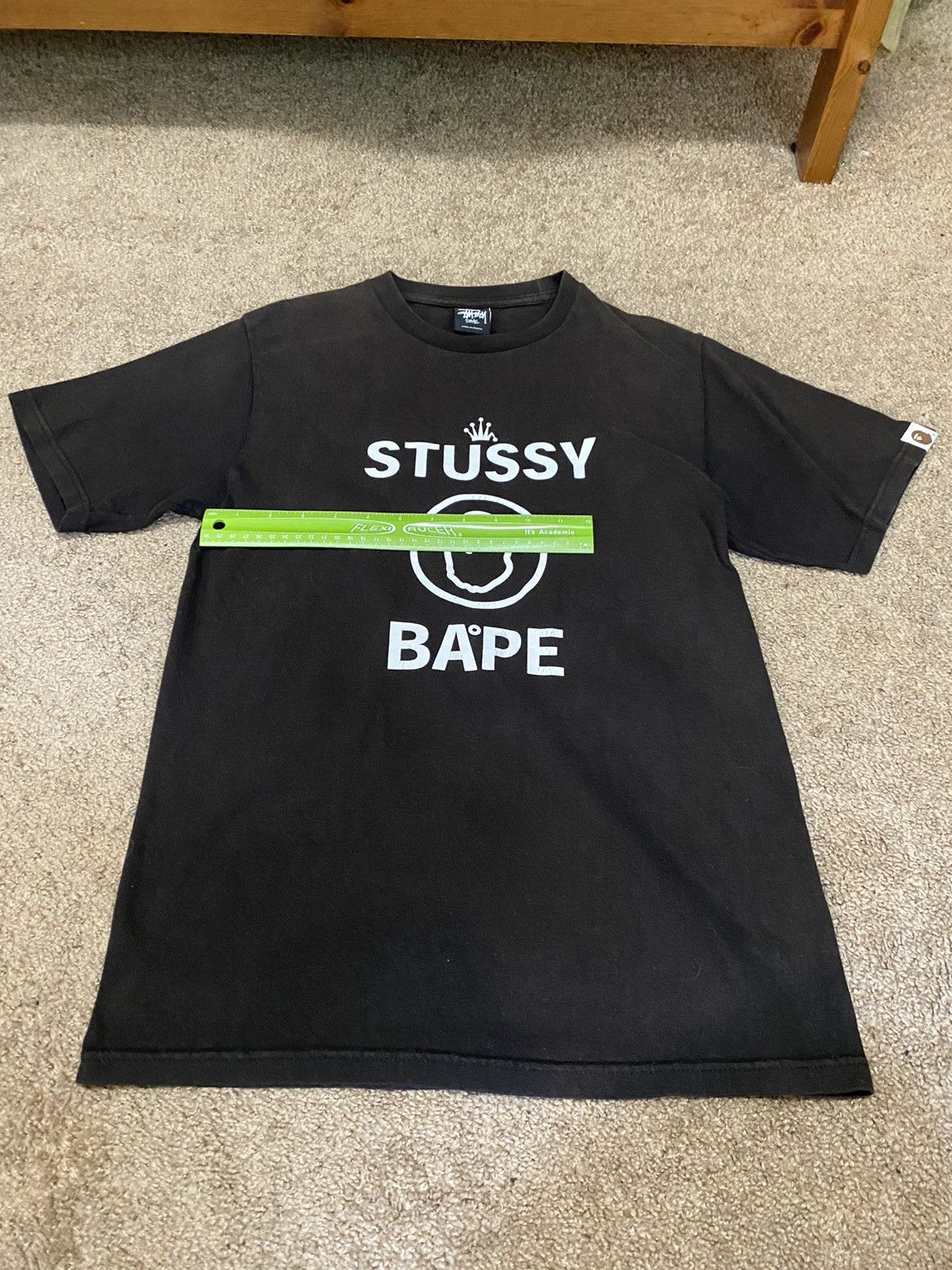 Bape Stussy X Bape First Collab T Shirt Men sz S Vintage 2010 Size US S / EU 44-46 / 1 - 7 Thumbnail