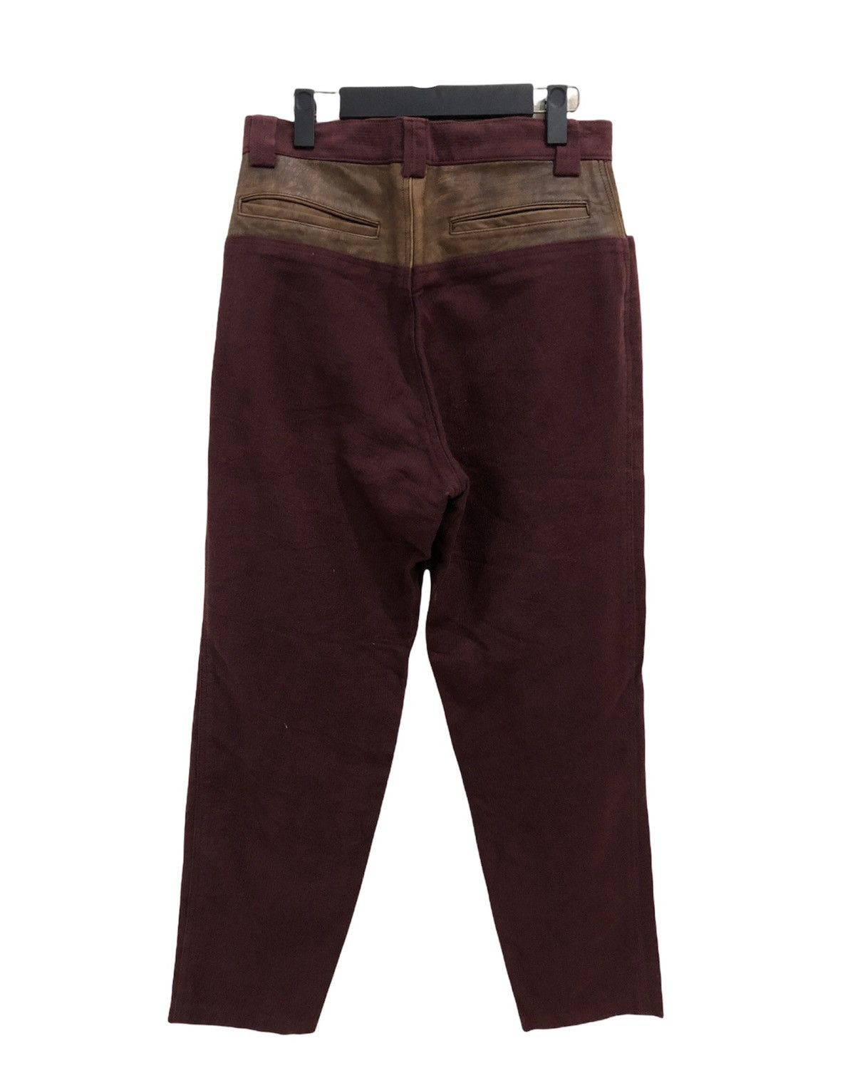 Japanese Brand Japanese Brand Domon Leather Two tone Pant Size US 30 / EU 46 - 3 Thumbnail