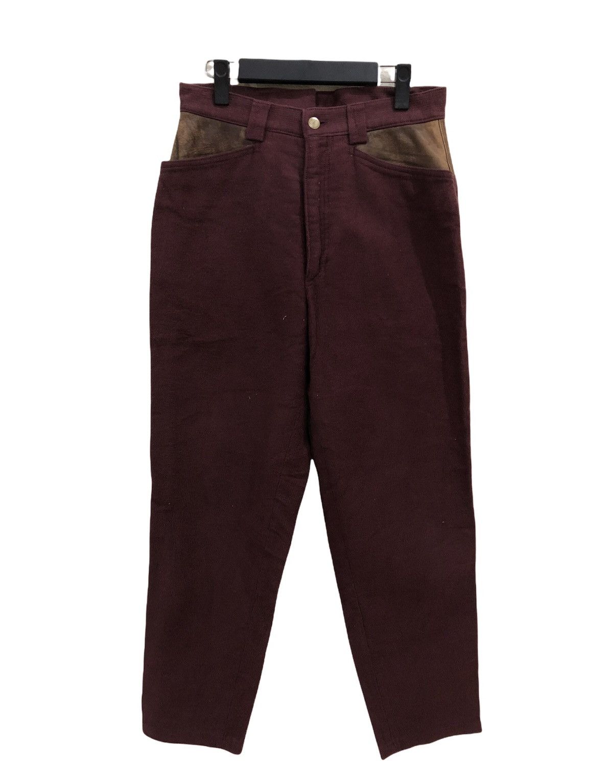 Japanese Brand Japanese Brand Domon Leather Two tone Pant Size US 30 / EU 46 - 2 Thumbnail