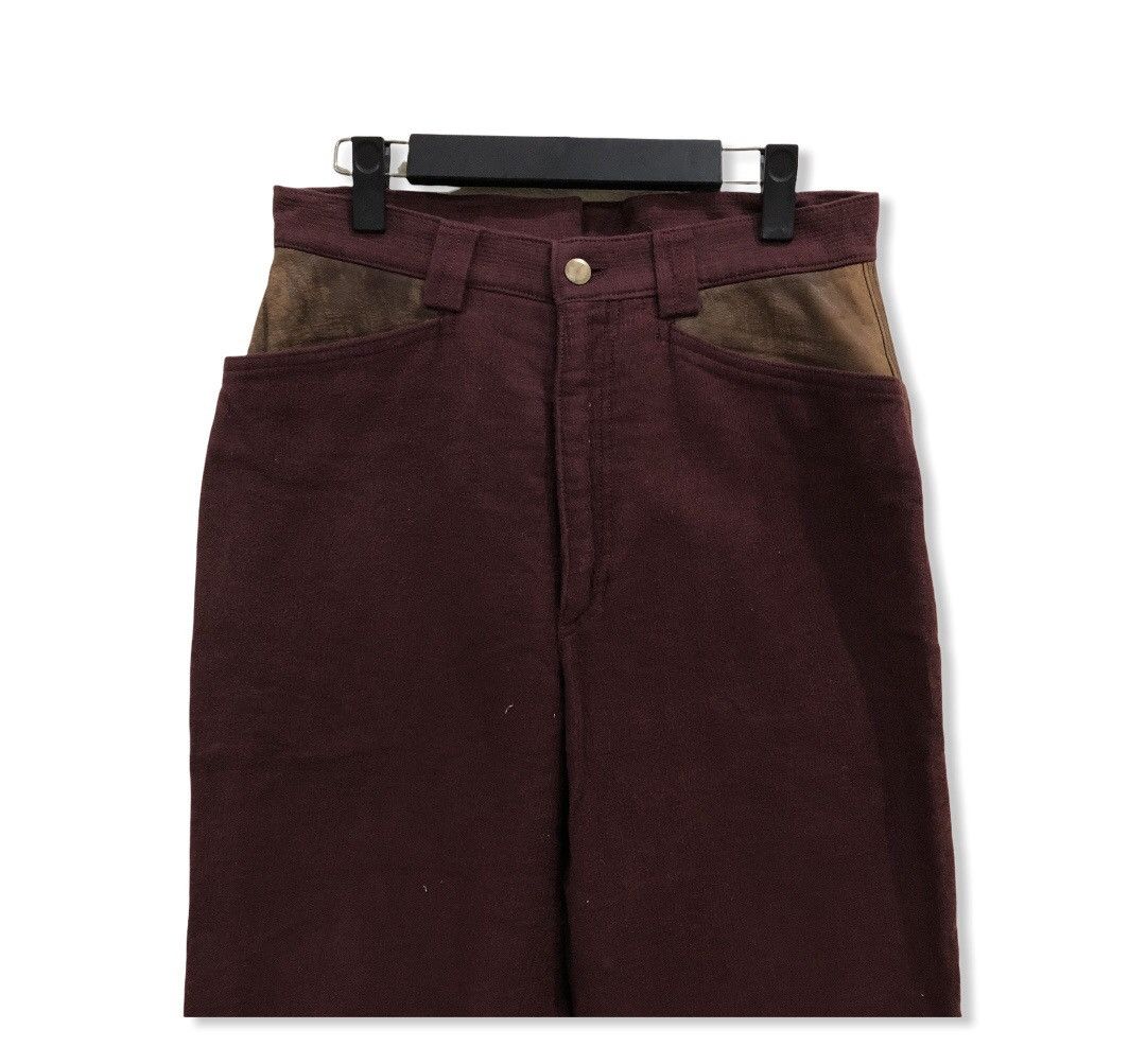 Japanese Brand Japanese Brand Domon Leather Two tone Pant Size US 30 / EU 46 - 4 Thumbnail
