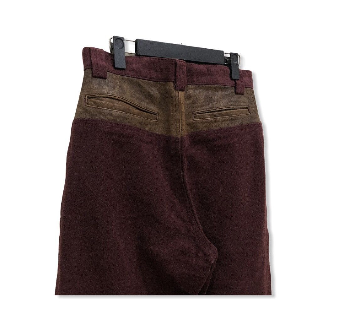 Japanese Brand Japanese Brand Domon Leather Two tone Pant Size US 30 / EU 46 - 1 Thumbnail