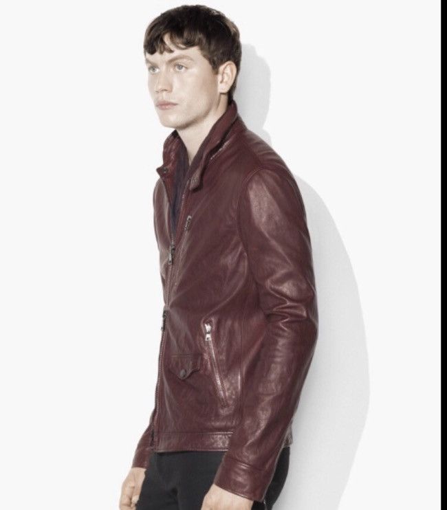 John Varvatos Wire collar leather jacket 54 Size US L / EU 52-54 / 3 - 2 Thumbnail
