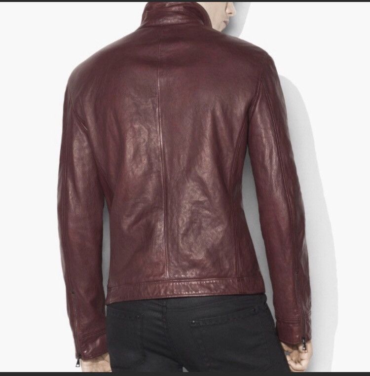 John Varvatos Wire collar leather jacket 54 Size US L / EU 52-54 / 3 - 3 Thumbnail