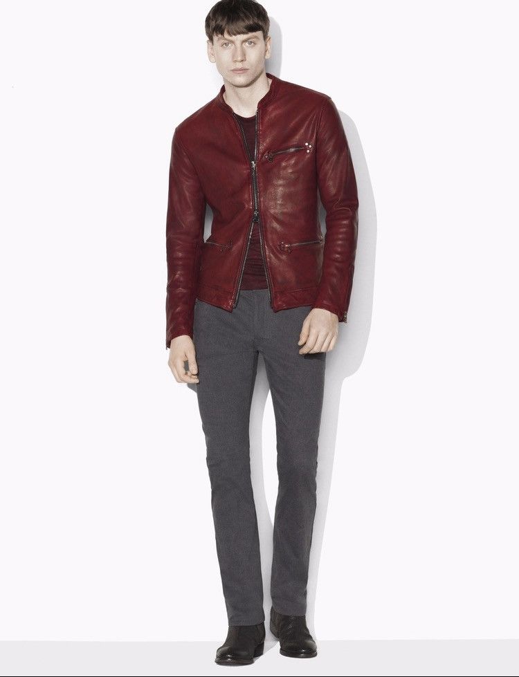 John Varvatos Ultimate leather jacket. EU48 USA 38 Size US M / EU 48-50 / 2 - 3 Thumbnail