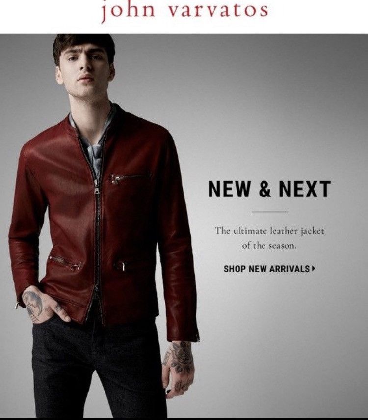 John Varvatos Ultimate leather jacket. EU48 USA 38 Size US M / EU 48-50 / 2 - 4 Thumbnail
