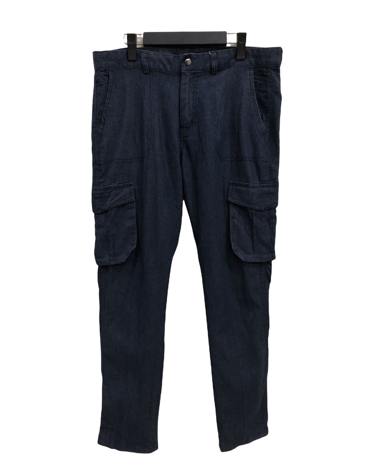 Japanese Brand Japanese Brand Newcess Denim Cargo Pant Size US 34 / EU 50 - 1 Thumbnail