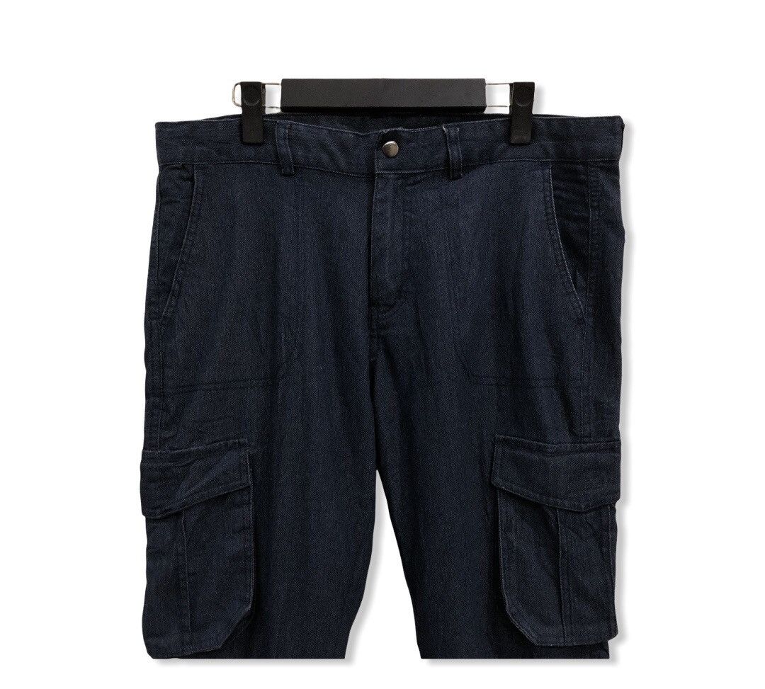 Japanese Brand Japanese Brand Newcess Denim Cargo Pant Size US 34 / EU 50 - 2 Thumbnail