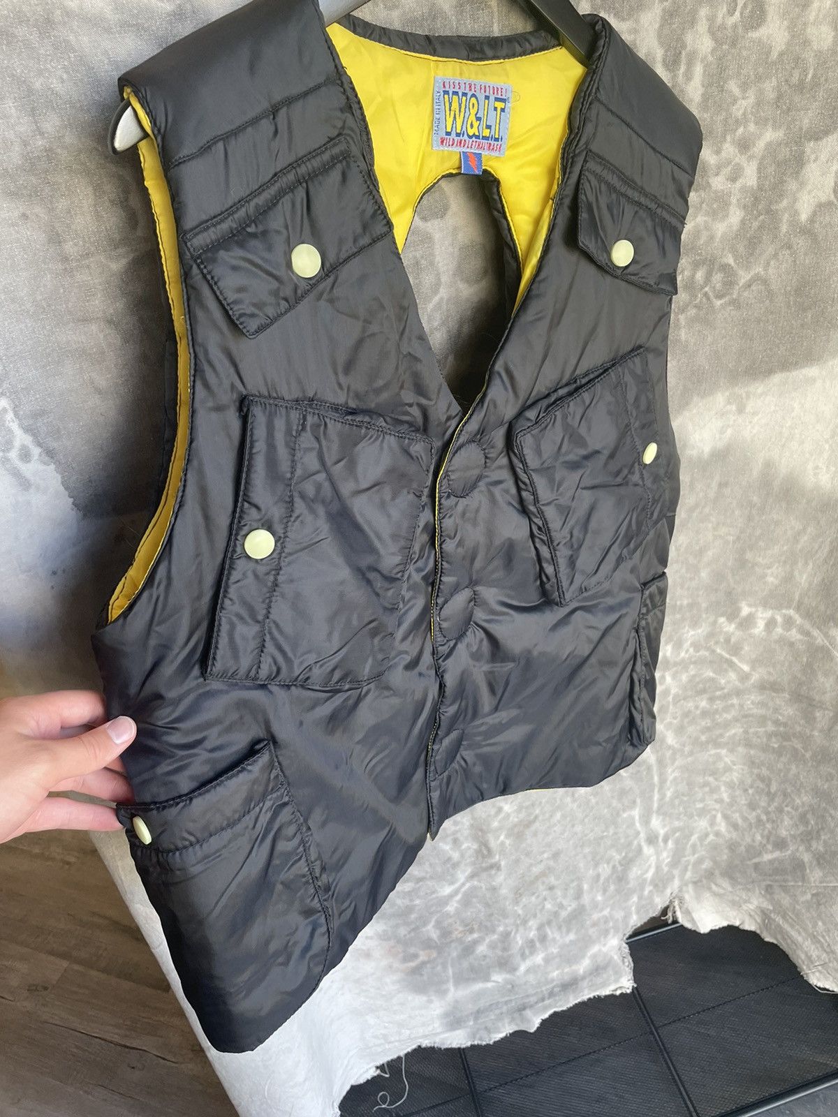 Walter Van Beirendonck W&lt archive open back puffer cargo vest Size US L / EU 52-54 / 3 - 2 Thumbnail