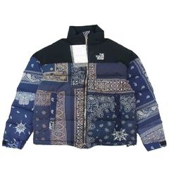 Blue Bandana Puffer Jacket | Grailed