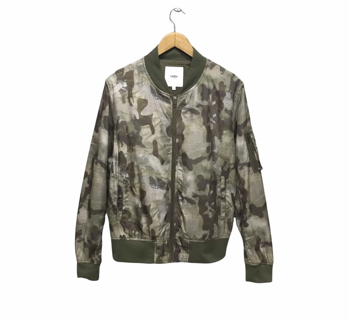 Japanese Brand Gisele homme camo bomber jacket rick owen style Size US L / EU 52-54 / 3 - 1 Thumbnail