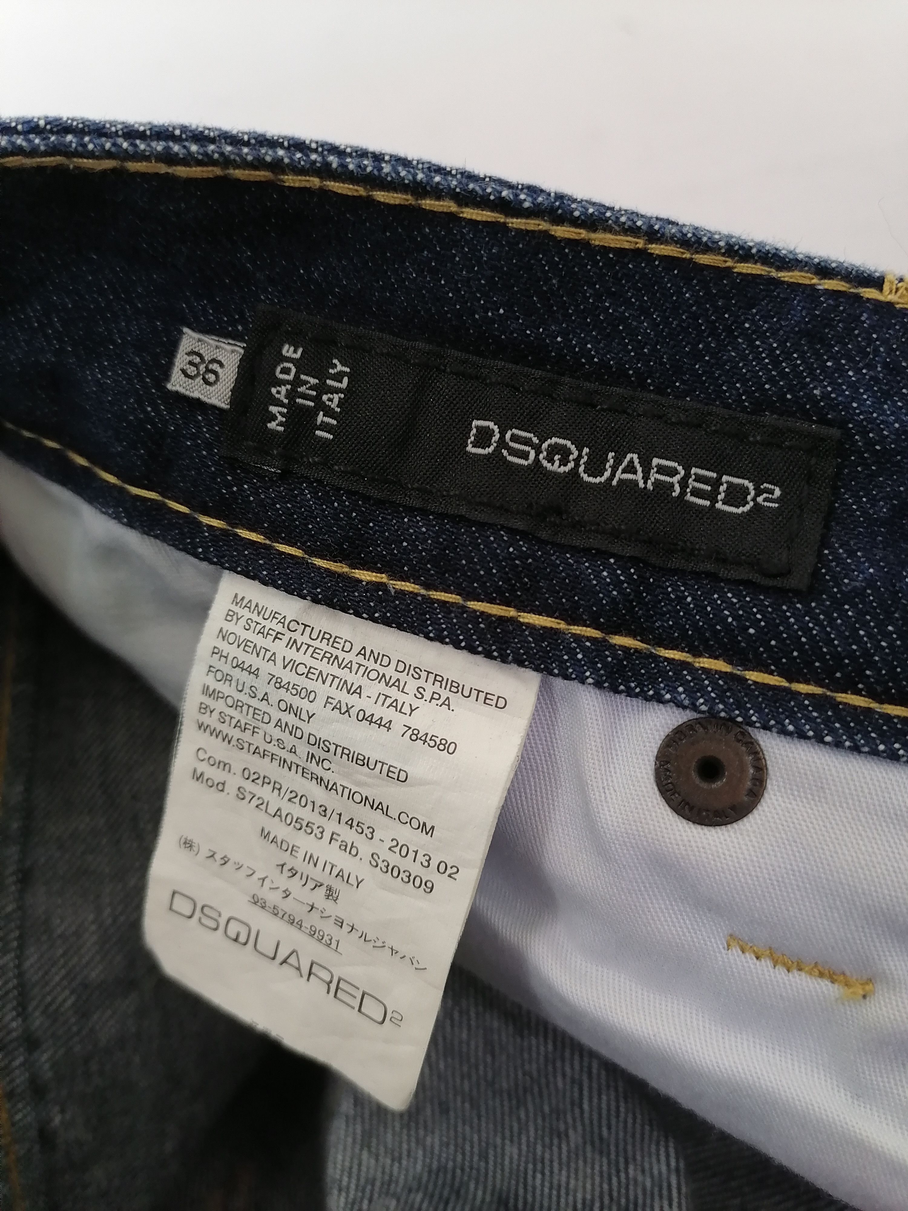 Dsquared2 Dsquared Fly Button Denim Jeans Size US 30 / EU 46 - 5 Thumbnail
