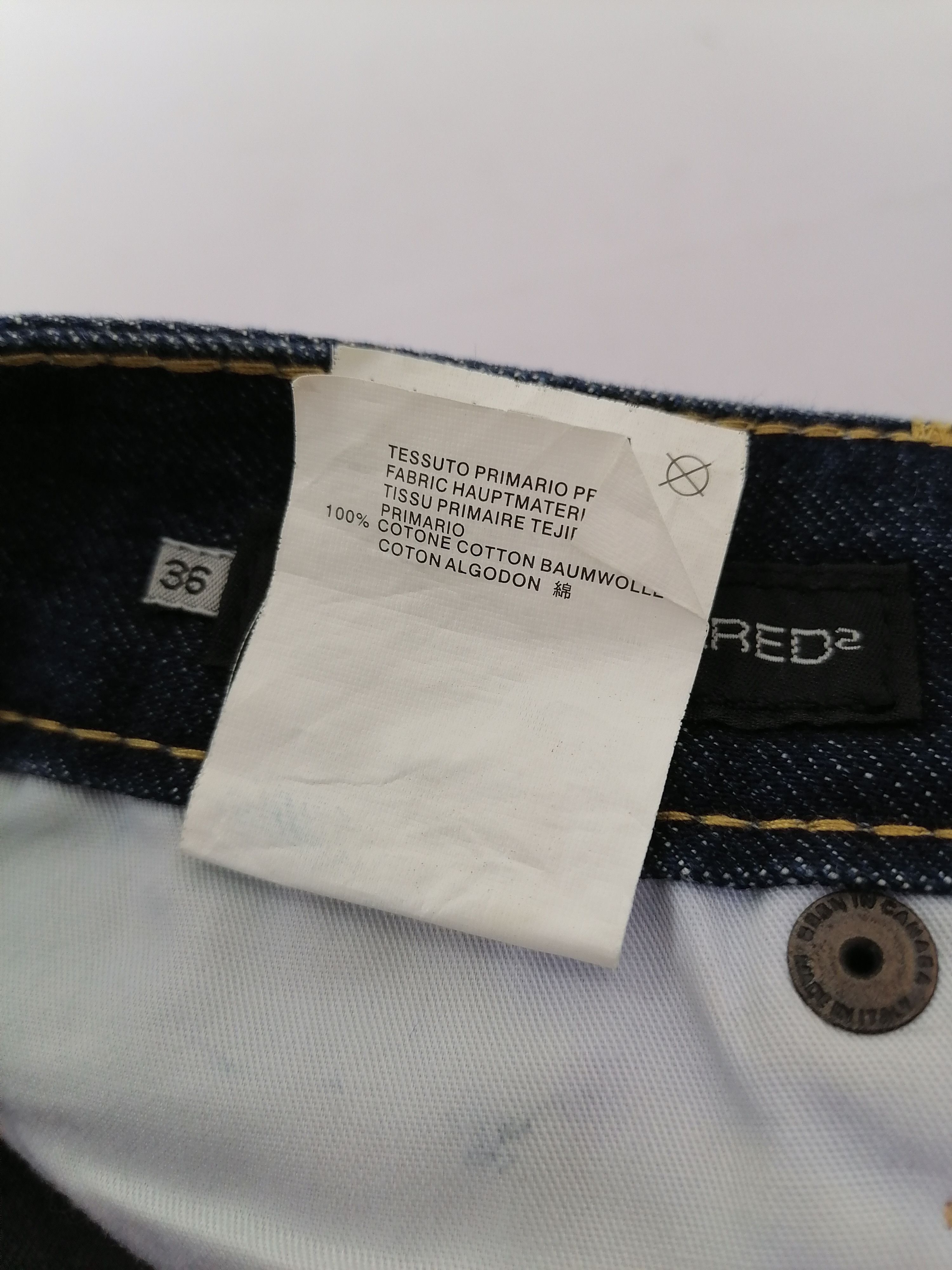 Dsquared2 Dsquared Fly Button Denim Jeans Size US 30 / EU 46 - 7 Thumbnail
