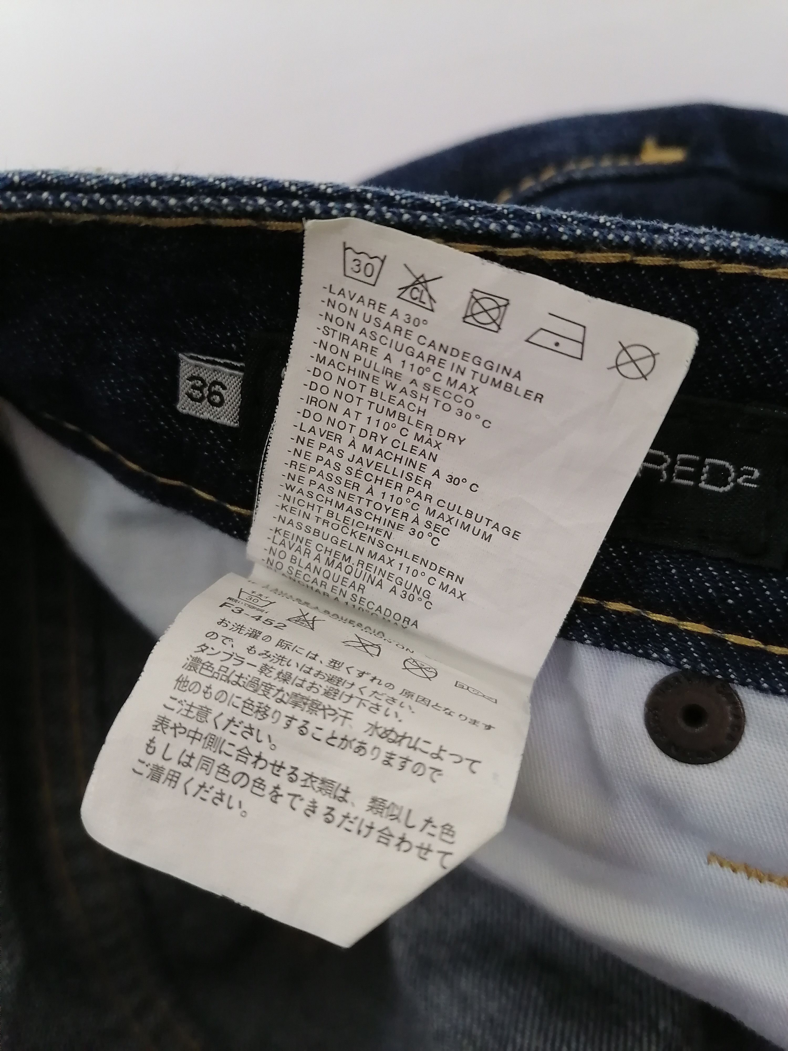 Dsquared2 Dsquared Fly Button Denim Jeans Size US 30 / EU 46 - 6 Thumbnail